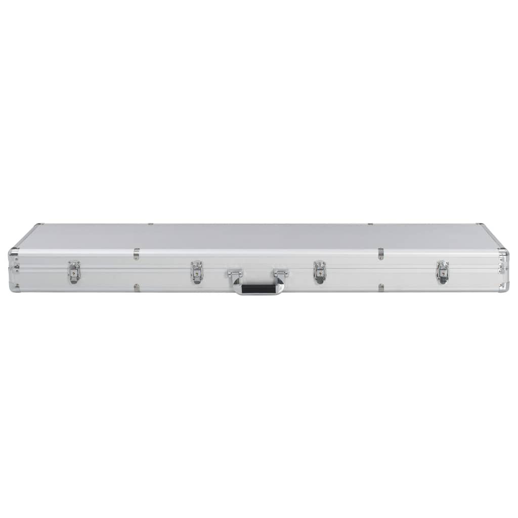 vidaXL Βαλίτσα Όπλου Ασημί 134 x 35 x 12 εκ. από Αλουμίνιο