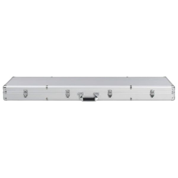 vidaXL Βαλίτσα Όπλου Ασημί 134 x 35 x 12 εκ. από Αλουμίνιο