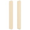 vidaXL Κεφαλάρι με Πτερύγια Κρεμ 103x16x118/128 εκ. Υφασμάτινο