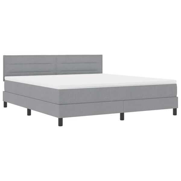 vidaXL &Kappa;&rho;&epsilon;&beta;ά&tau;&iota; box spring &mu;&epsilon; &sigma;&tau;&rho;ώ&mu;&alpha; &Alpha;&nu;&omicron;&iota;&chi;&tau;ό &gamma;&kappa;&rho;&iota; 180 x 200 cm ύ&phi;&alpha;&sigma;&mu;&alpha;