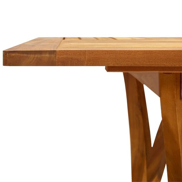 vidaXL Τραπέζι Κήπου 150 x 90 x 75 εκ. από Μασίφ Ξύλο Ακακίας