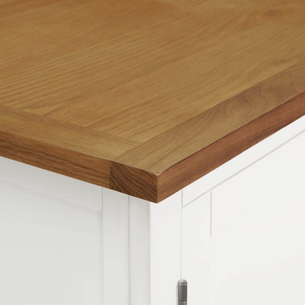 vidaXL Ντουλάπι με Συρτάρια 76 x 52 x 105 εκ. από Μασίφ Ξύλο Δρυός