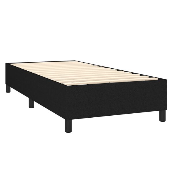 vidaXL &Kappa;&rho;&epsilon;&beta;ά&tau;&iota; Boxspring &mu;&epsilon; &Sigma;&tau;&rho;ώ&mu;&alpha; &Mu;&alpha;ύ&rho;&omicron; 90x190 &epsilon;&kappa;.&Upsilon;&phi;&alpha;&sigma;&mu;ά&tau;&iota;&nu;&omicron;