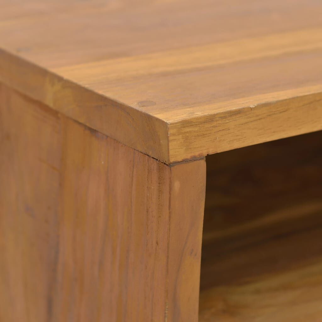 vidaXL Κομοδίνο 40 x 30 x 45 εκ. από Μασίφ Ξύλο Teak