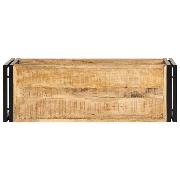 vidaXL Έπιπλο Τηλεόρασης 90 x 30 x 40 εκ. από Μασίφ Ξύλο Μάνγκο