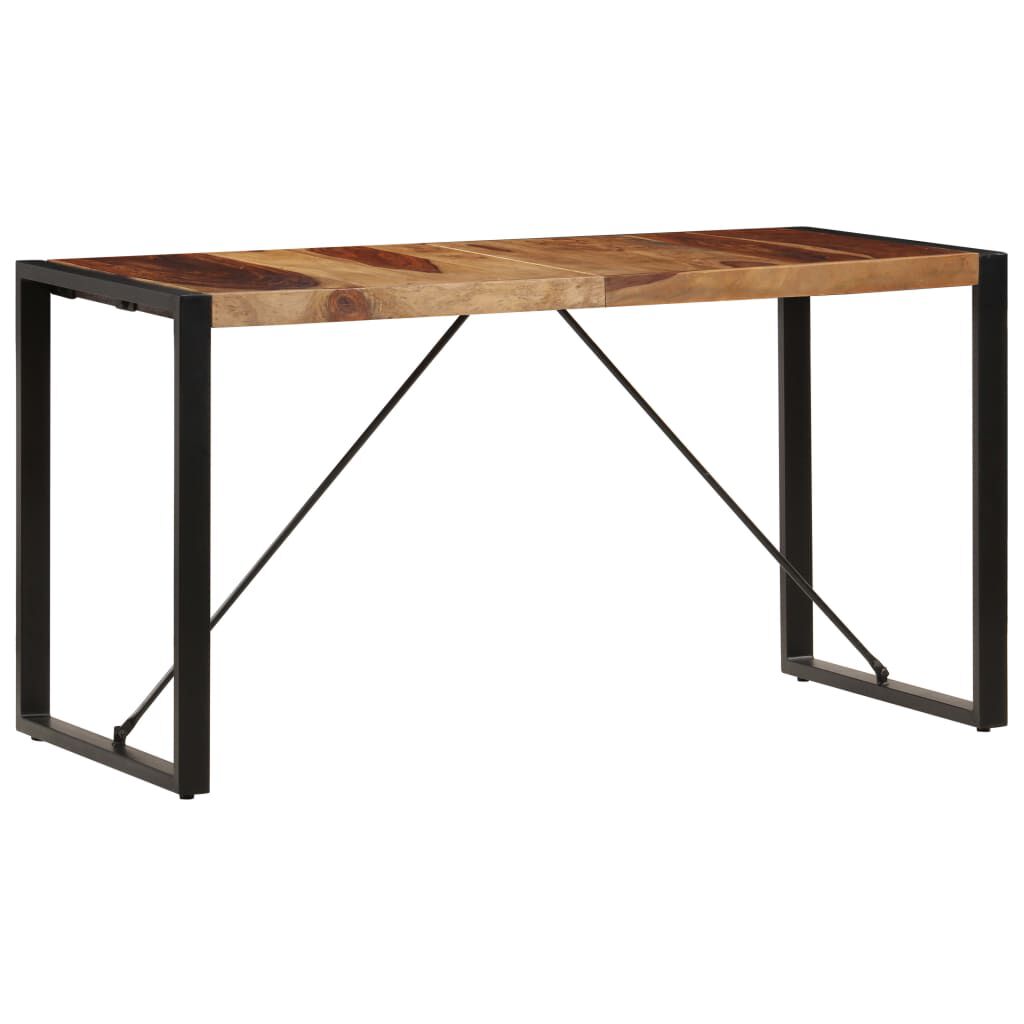 vidaXL Τραπεζαρία 140 x 70 x 75 εκ. από Μασίφ Ξύλο Sheesham