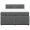vidaXL &Kappa;&rho;&epsilon;&beta;ά&tau;&iota; Boxspring &mu;&epsilon; &Sigma;&tau;&rho;ώ&mu;&alpha; &Sigma;&kappa;&omicron;ύ&rho;&omicron; &Gamma;&kappa;&rho;&iota; 140x190 &epsilon;&kappa;. &Upsilon;&phi;&alpha;&sigma;&mu;ά&tau;&iota;&nu;&omicron;
