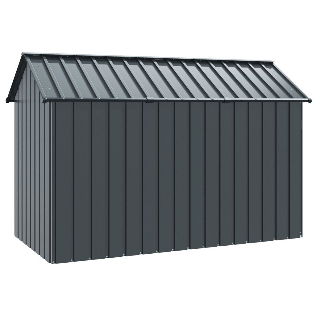 vidaXL Κλουβάκι Πουλιών Ανθρακί 112x215x141 εκ Ατσάλι