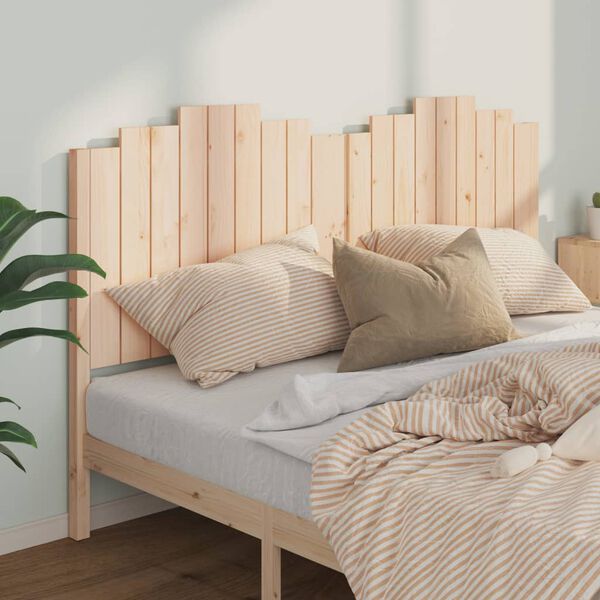 vidaXL Κεφαλάρι Κρεβατιού 186x4x110 εκ. από Μασίφ Ξύλο Πεύκου