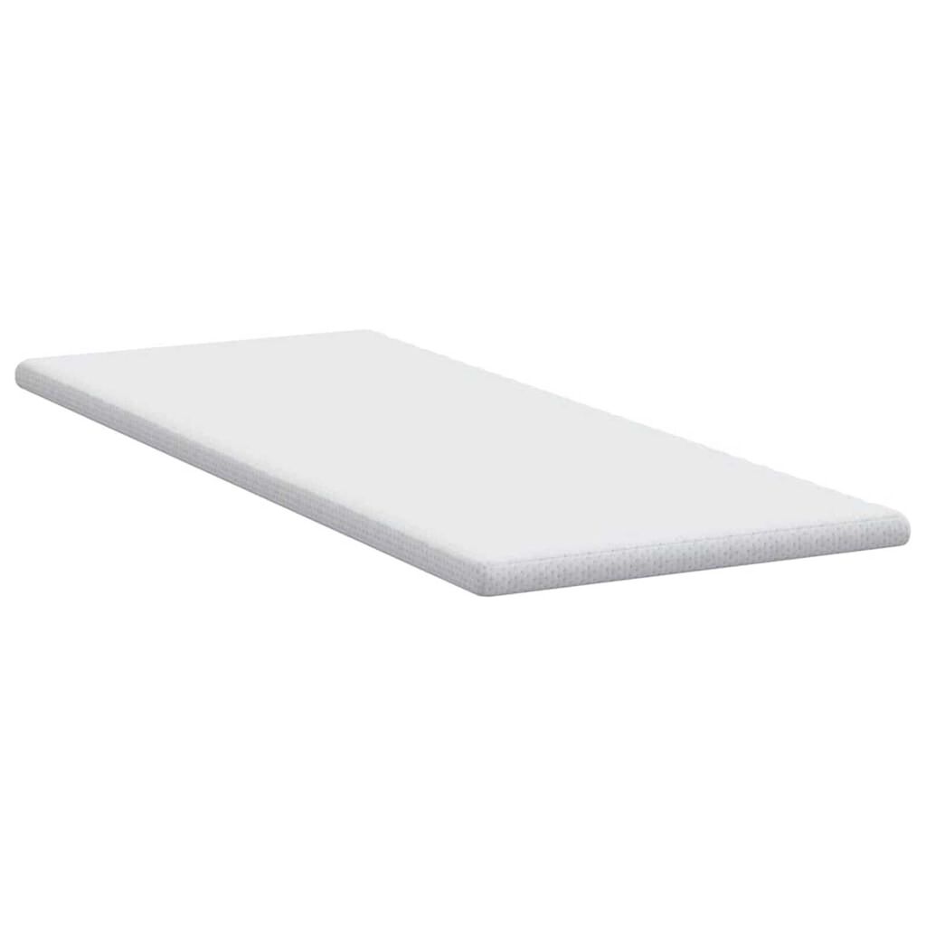 vidaXL Στρώματα Λευκό 70 x 200 cm 100% ύφασμα πολυεστέρα με τζακάρ
