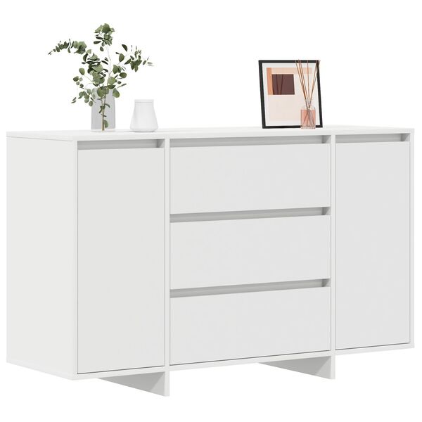vidaXL Κονσόλα Λευκή 120x41x75 εκ. Κατασκευασμένη από Συνθετικό Ξύλο