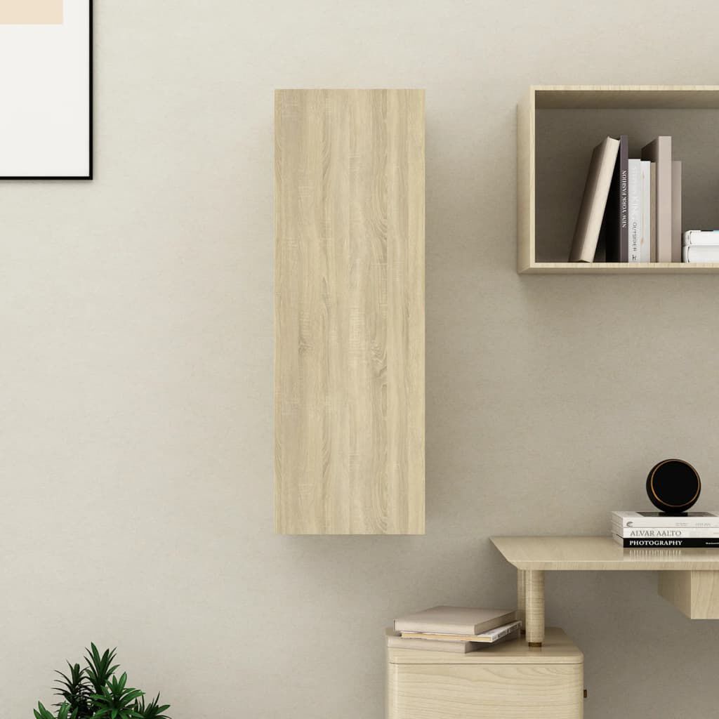 vidaXL Έπιπλο Τηλεόρασης Sonoma Δρυς 30,5 x 30 x 90 εκ. από Επεξ. Ξύλο