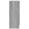 vidaXL Βιτρίνα Γκρι Sonoma 82,5x30,5x80εκ. από Επεξεργασμένο Ξύλο