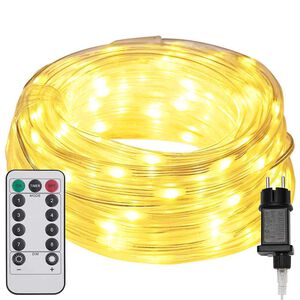 vidaXL &Phi;&omega;&tau;&iota;&sigma;&tau;&iota;&kappa;ό &Sigma;&upsilon;&rho;&mu;&alpha;&tau;ό&sigma;&chi;&omicron;&iota;&nu;&omicron; &mu;&epsilon; 120 LED &Theta;&epsilon;&rho;&mu;ό &lambda;&epsilon;&upsilon;&kappa;ό 5 m PVC