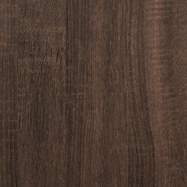 vidaXL Τρόλεϊ Κουζίνας Καφέ Δρυς 87,5x38,5x84,5 εκ. Επεξ. Ξύλο