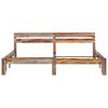 vidaXL Σκελετός Κρεβατιού Χωρίς Στρώμα 200x200 εκ Μασίφ Ξύλο