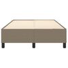 vidaXL Σκελετός Κρεβατιού Χωρίς Στρώμα Taupe 120x200 εκ. Υφασμάτινο