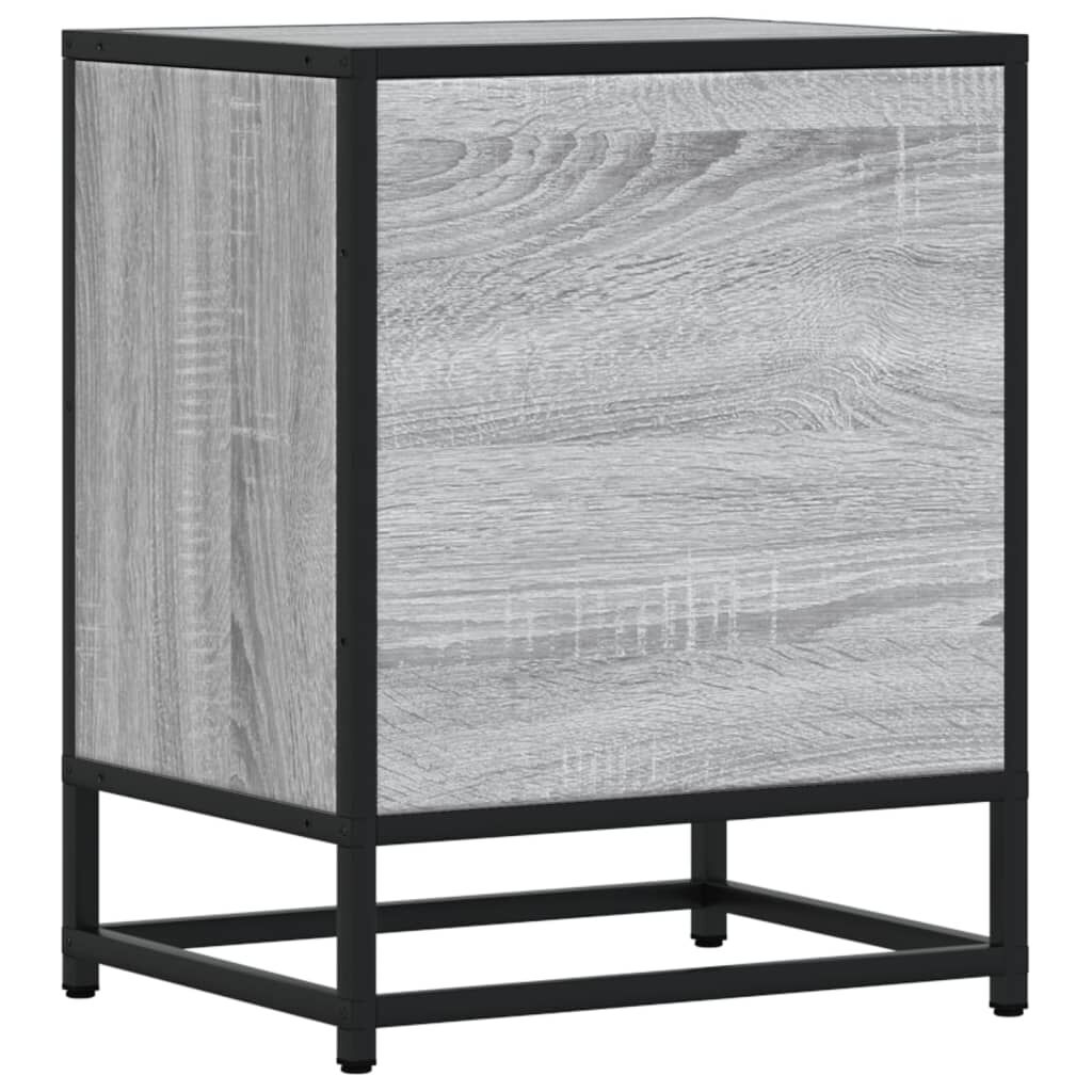 vidaXL Κομοδίνο Γκρι Sonoma 40x31x50 εκ. από Επεξεργασμένο Ξύλο