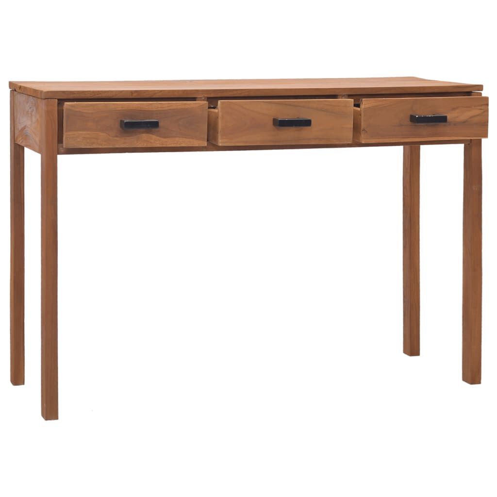 vidaXL Γραφείο 110x40x75 εκ. από Μασίφ Ξύλο Teak