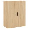 vidaXL Ντουλάπι Sonoma δρυς 69,5 x 34 x 180 εκ. από Επεξεργασμένο Ξύλο