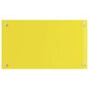 vidaXL Πίσω Πάνελ Κουζίνας 2 pcs Κίτρινο 70 x 40 cm σκληρυμένο γυαλί