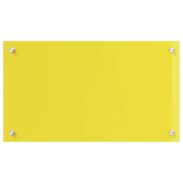 vidaXL Πίσω Πάνελ Κουζίνας 2 pcs Κίτρινο 70 x 40 cm σκληρυμένο γυαλί