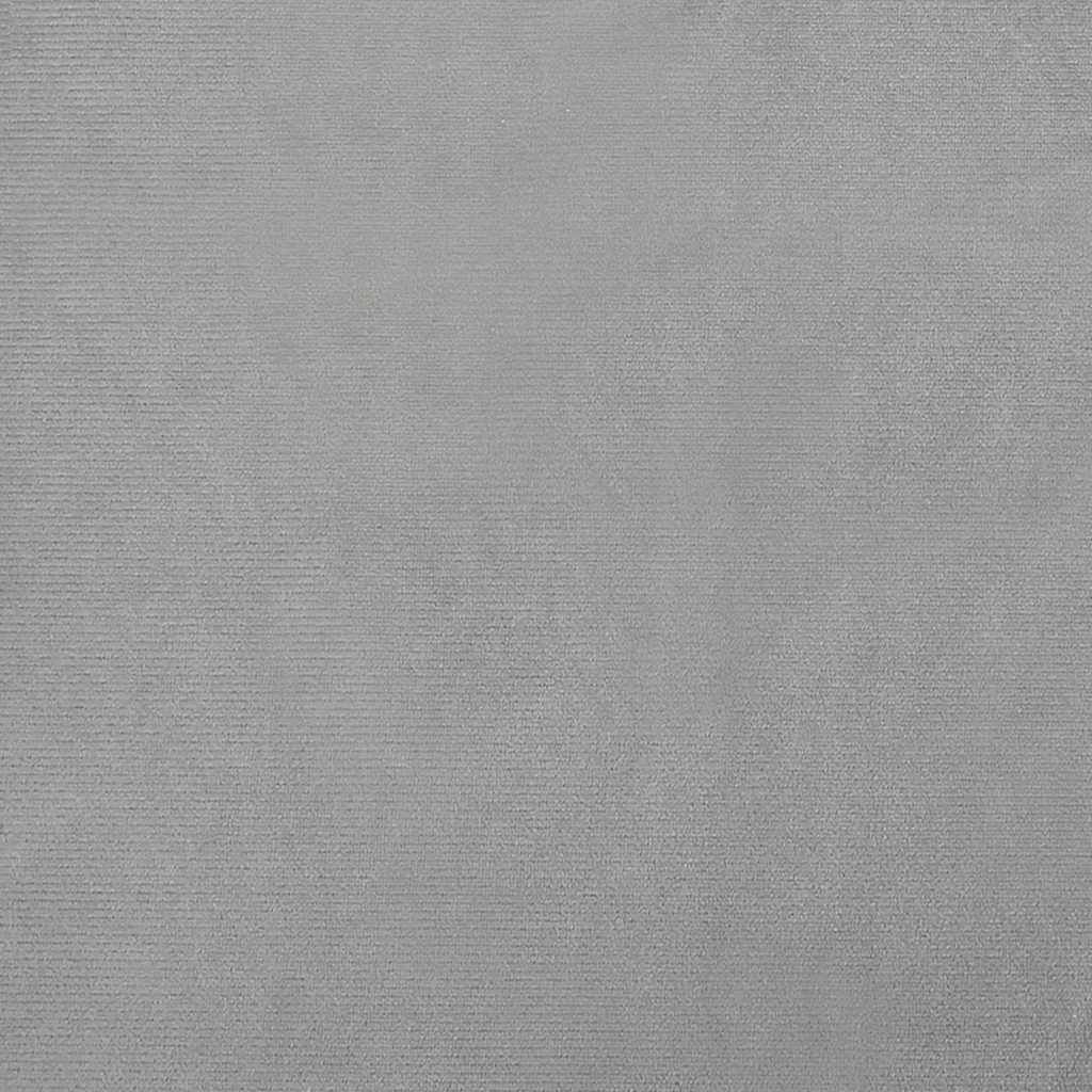 vidaXL Κρεβάτι Σκύλου Ανοιχτό Γκρι 100 x 54 x 33 εκ. Βελούδινο