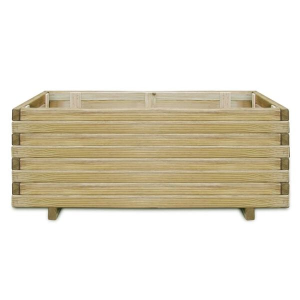 vidaXL Ζαρντινιέρα Υπερυψωμένη Ορθογώνια 100 x 50 x 40 εκ. Ξύλινη