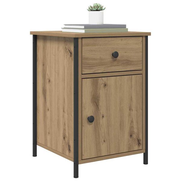 vidaXL Κομοδίνο 2 pcs artisan δρυς 40 x 42 x 60 εκ. Επεξεργασμένο ξύλο