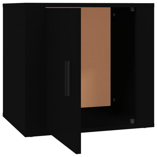 vidaXL Κομοδίνο Μαύρο 50 x 39 x 47 εκ.