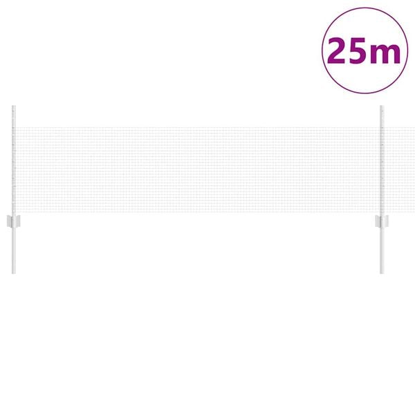 vidaXL &Tau;&epsilon;&nu;&tau;ώ&tau;&omicron; &mu;&epsilon; &sigma;&tau;ή&rho;&iota;&gamma;&mu;&alpha; &Alpha;&sigma;&eta;&mu;ί 0,5 x 25 &mu;. &Alpha;&tau;&sigma;ά&lambda;&iota;