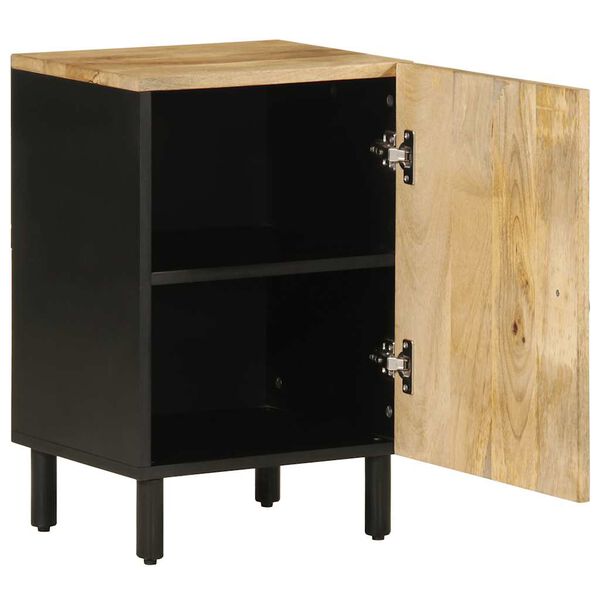 vidaXL Ντουλάπι Μπάνιου 38x33,5x58 εκ. από Μασίφ Ξύλο Μάνγκο
