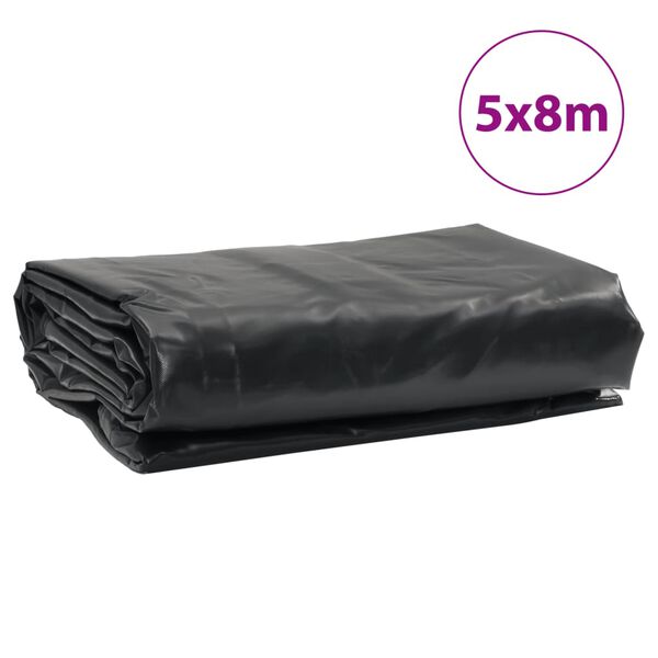 vidaXL Μουσαμάς Ανθρακί 650 γρ./μ.² 5x8 μ.