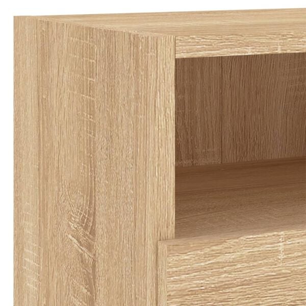 vidaXL Έπιπλα Τοίχου Τηλεόρασης 4 τεμ. Sonoma Δρυς από Επεξ. Ξύλο