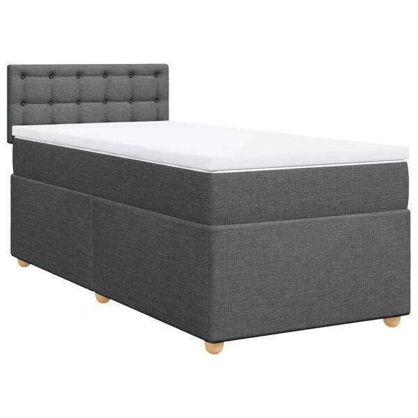 vidaXL &Kappa;&rho;&epsilon;&beta;ά&tau;&iota; Boxspring &mu;&epsilon; &Sigma;&tau;&rho;ώ&mu;&alpha; &Sigma;&kappa;&omicron;ύ&rho;&omicron; &Gamma;&kappa;&rho;&iota; 80x200 &epsilon;&kappa;. &Upsilon;&phi;&alpha;&sigma;&mu;ά&tau;&iota;&nu;&omicron;