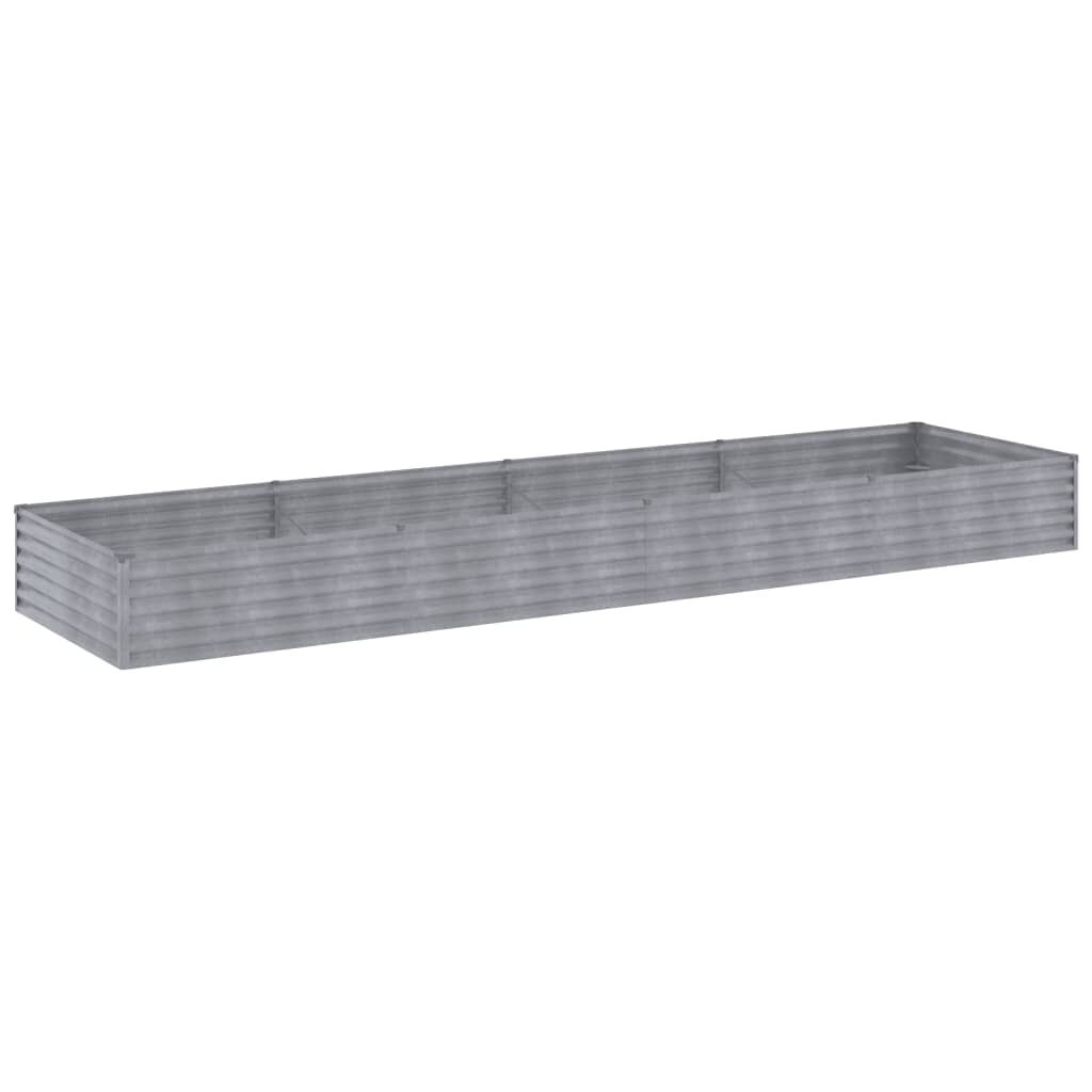 vidaXL Ζαρντινιέρα 387 x 100 x 36 εκ. από Ατσάλι Σκληρυθέν στον Αέρα