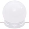 vidaXL Έπιπλο Καθρέπτη με LED Καφέ Δρυς 70 x 16,5 x 60 εκ.
