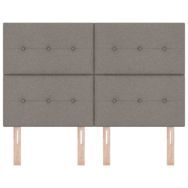 vidaXL &Rho;&upsilon;&theta;&mu;&iota;&zeta;ό&mu;&epsilon;&nu;&eta; &Kappa;&rho;&epsilon;&beta;&alpha;&tau;&omicron;&kappa;&epsilon;&phi;&alpha;&lambda;ή &mu;&epsilon; &kappa;&epsilon;&phi;&alpha;&lambda;ά&rho;&iota; Taupe 144 cm ύ&phi;&alpha;&sigma;&mu;&alpha;