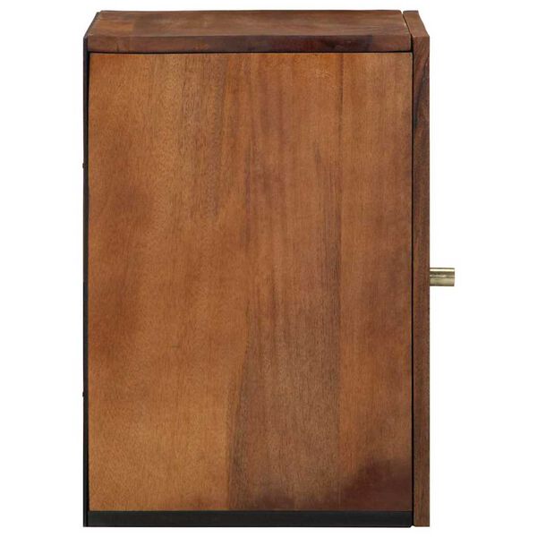 vidaXL Ντουλάπι Μπάνιου Καφέ 38 x 33.5 x 48 εκ. Μασίφ ξύλο μάνγκο