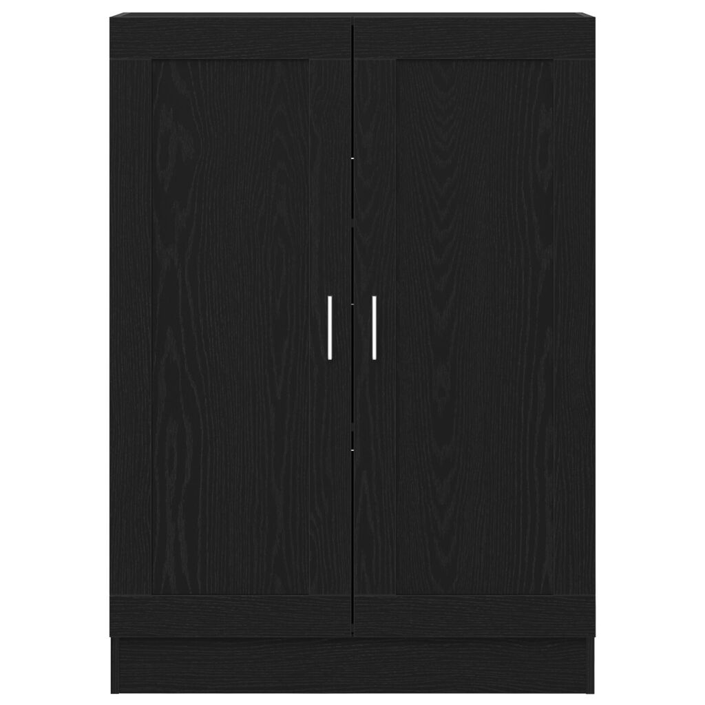 vidaXL Βιβλιοθήκη Μαύρη Δρυς 82,5x30,5x115 εκ από Επεξεργασμένο Ξύλο