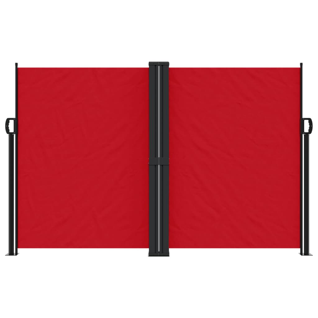 vidaXL Σκίαστρο Πλαϊνό Συρόμενο Κόκκινο 160 x 1200 εκ.