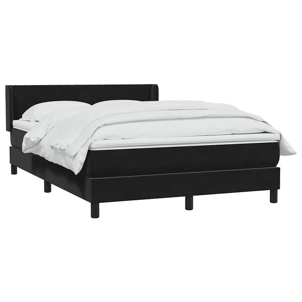 vidaXL &Kappa;&rho;&epsilon;&beta;ά&tau;&iota; Boxspring &mu;&epsilon; &Sigma;&tau;&rho;ώ&mu;&alpha; &Mu;&alpha;ύ&rho;&omicron; 160x210 &epsilon;&kappa;. &Beta;&epsilon;&lambda;&omicron;ύ&delta;&iota;&nu;&omicron;