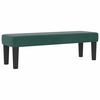vidaXL Κρεβάτι με ελατήρια Σκούρο πράσινο 120 x 200 cm Βελούδο