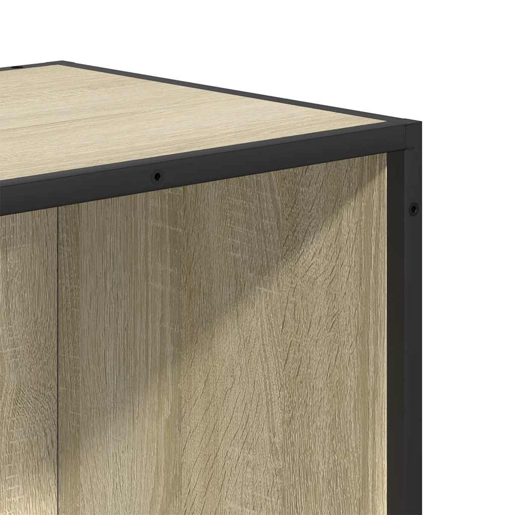 vidaXL Ντουλάπι βιβλίων Sonoma Oak 40x35x76 cm Κατασκευασμένο ξύλο