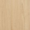vidaXL Τραπέζι Κονσόλα Sonoma Δρυς 100x30,5x75 εκ. Επεξεργασμένο Ξύλο