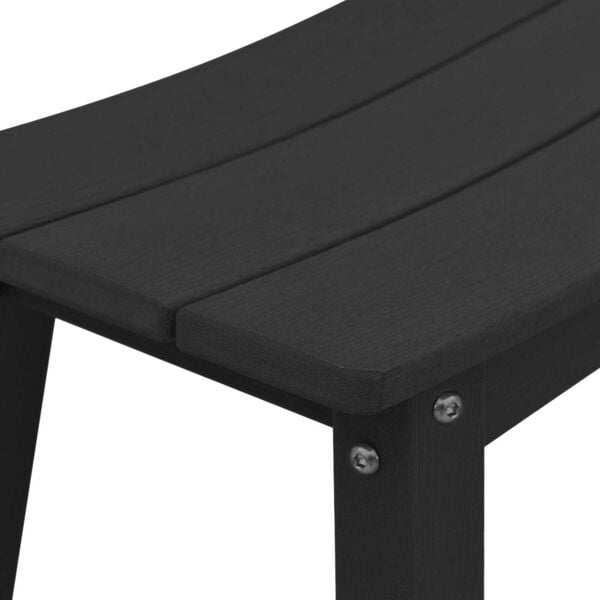 Καρέκλες Μπαρ vidaXL 9 τεμάχια Μαύρο HDPE