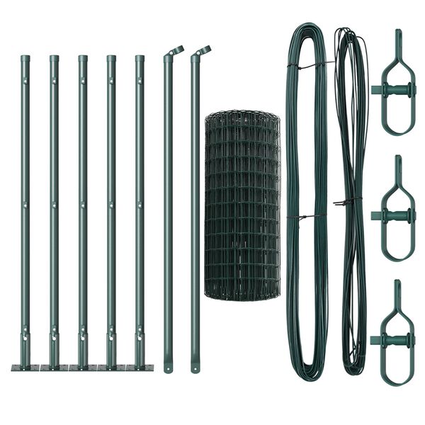 vidaXL &Tau;&epsilon;&nu;&tau;ώ&tau;&omicron; &mu;&epsilon; &sigma;&tau;ή&rho;&iota;&gamma;&mu;&alpha; &Pi;&rho;ά&sigma;&iota;&nu;&omicron; 0,4 x 10 &mu; &Chi;ά&lambda;&upsilon;&beta;&alpha;&sigmaf; &kappa;&alpha;&iota; PVC