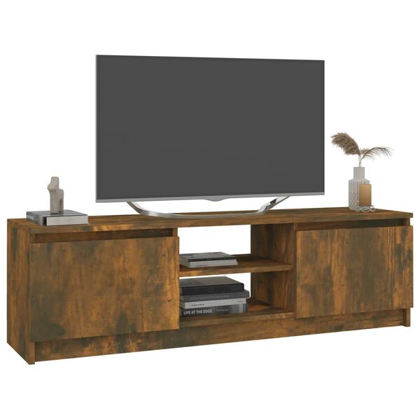 vidaXL Έπιπλο Τηλεόρασης Καπνιστή Δρυς 120x30x35,5 εκ. Επεξεργ. Ξύλο