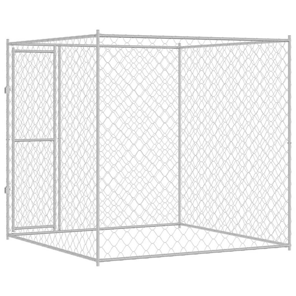 vidaXL Κλουβί σκύλου 2 x 2 x 2 m Ατσάλι