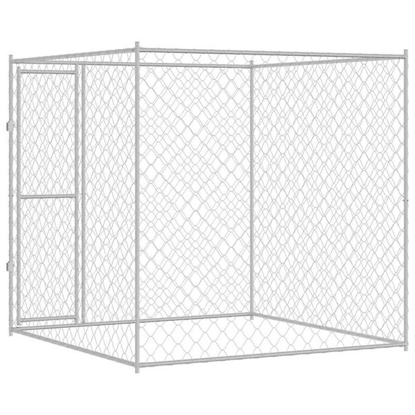 vidaXL Κλουβί σκύλου 2 x 2 x 2 m Ατσάλι